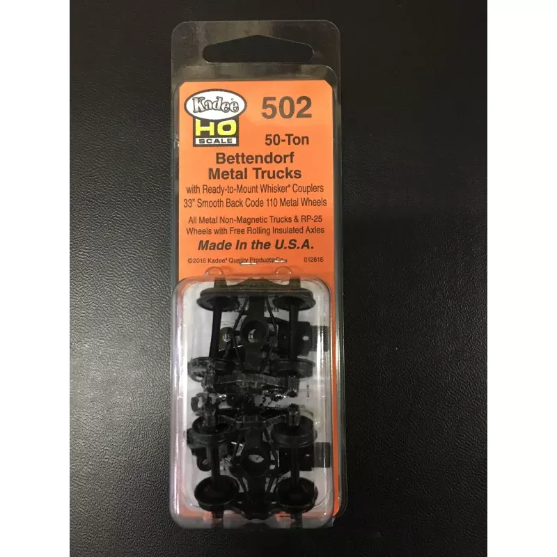 #502 Bettendorf Trucks 33 wheels Kadee