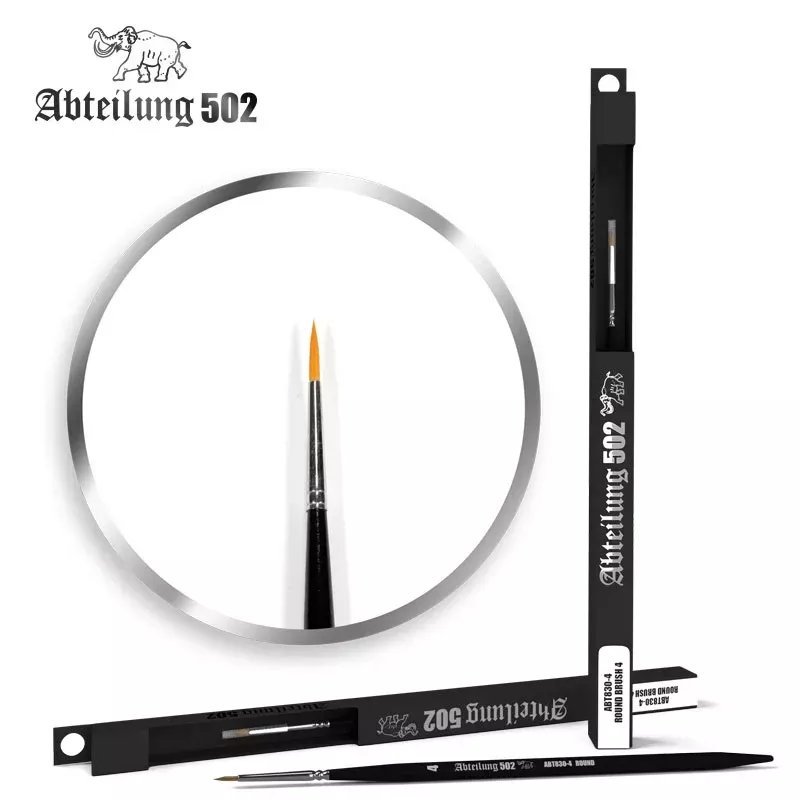 Abteilung 502 8304 Size 4 Synthetic Round Brush