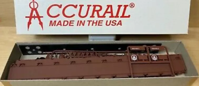 Accurail 9203 HO Scale 89' Bi-Level Open Auto Rack Kit B&O TTBX 962863 961450