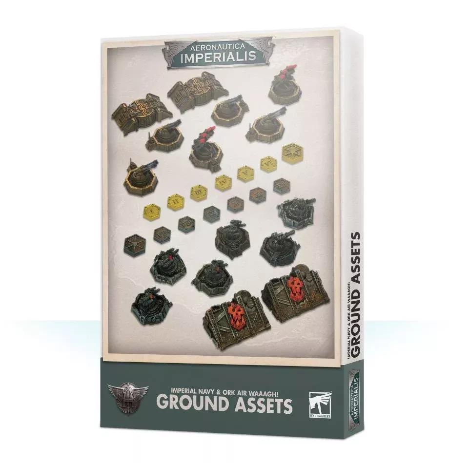 Aeronautica Imperialis - Imperial Navy & Ork Air Waaagh! Ground Assets Board