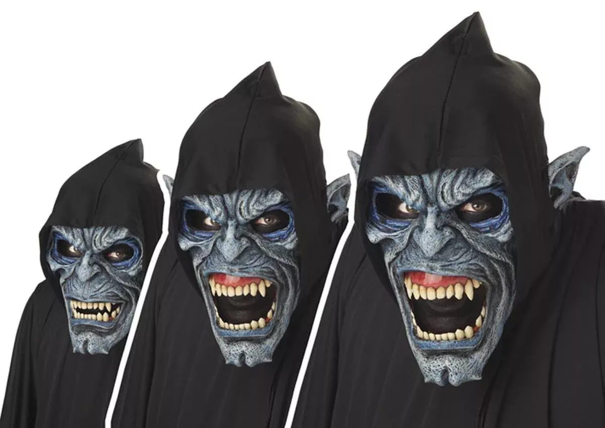 Animotion Night Stalker Animated Costume Mask Adult