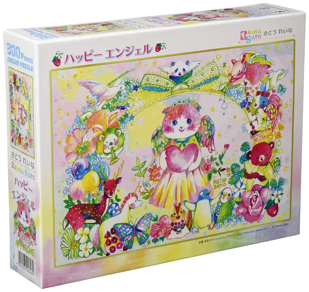 APPLEONE Jigsaw Puzzle 300-326 Happy Angel 300 Pieces