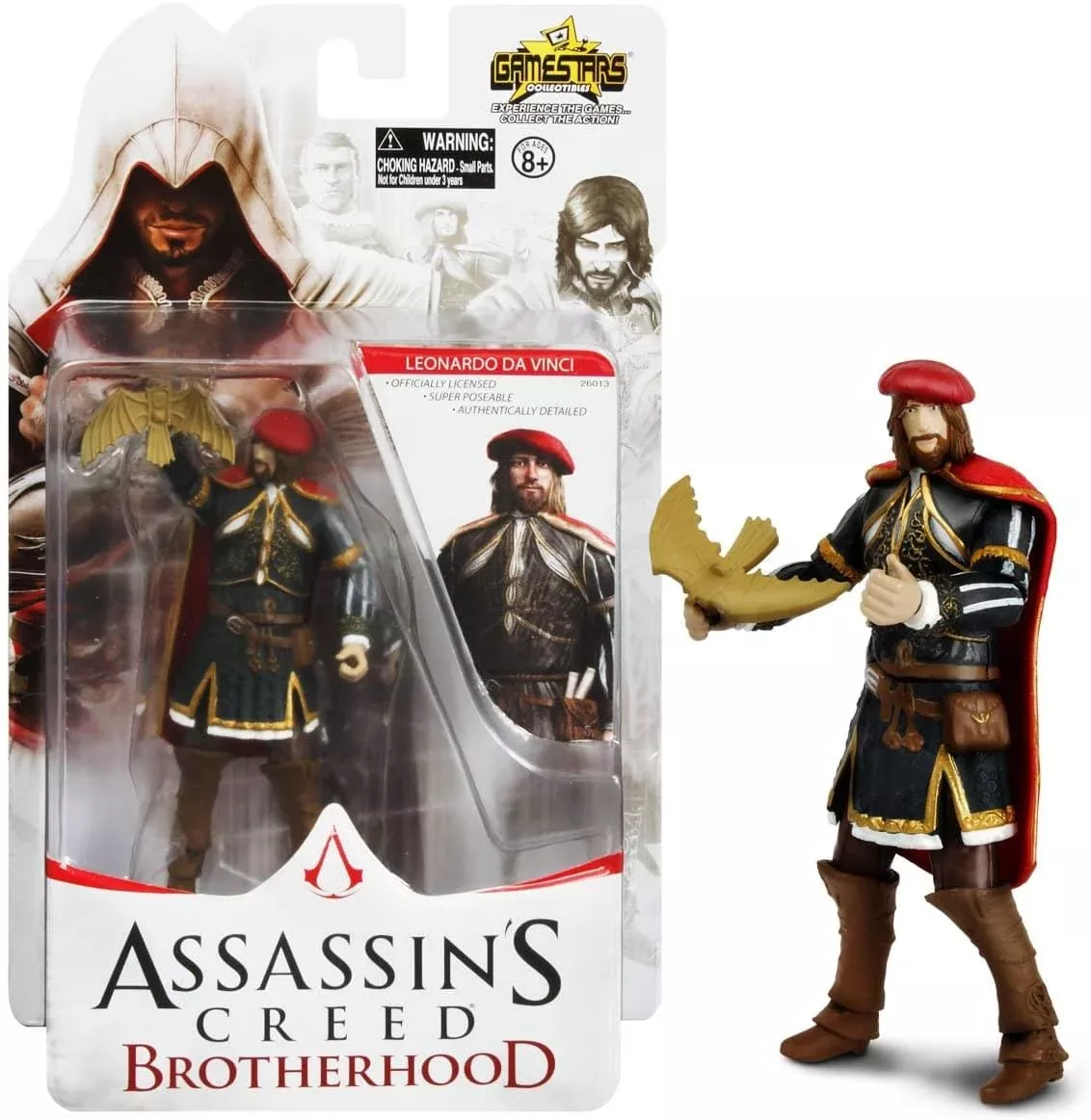 Assassin's Creed Brotherhood 1:18 Figure Leonardo Da Vinci