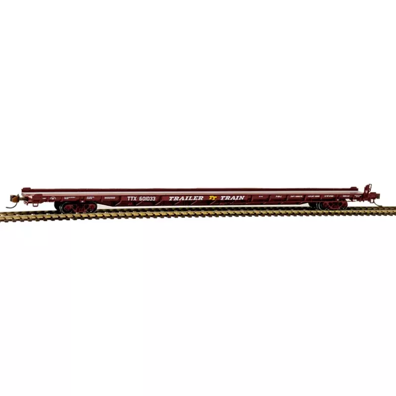Atlas 50005533 N Scale F89J 89' TOFC Flatcar "Red" TTX RTTX 601009
