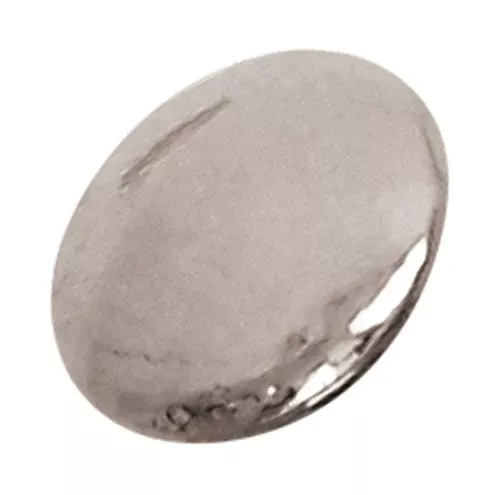 AZONE Amp115-Slv AZONE Original 6Mm Big Round Button Silver