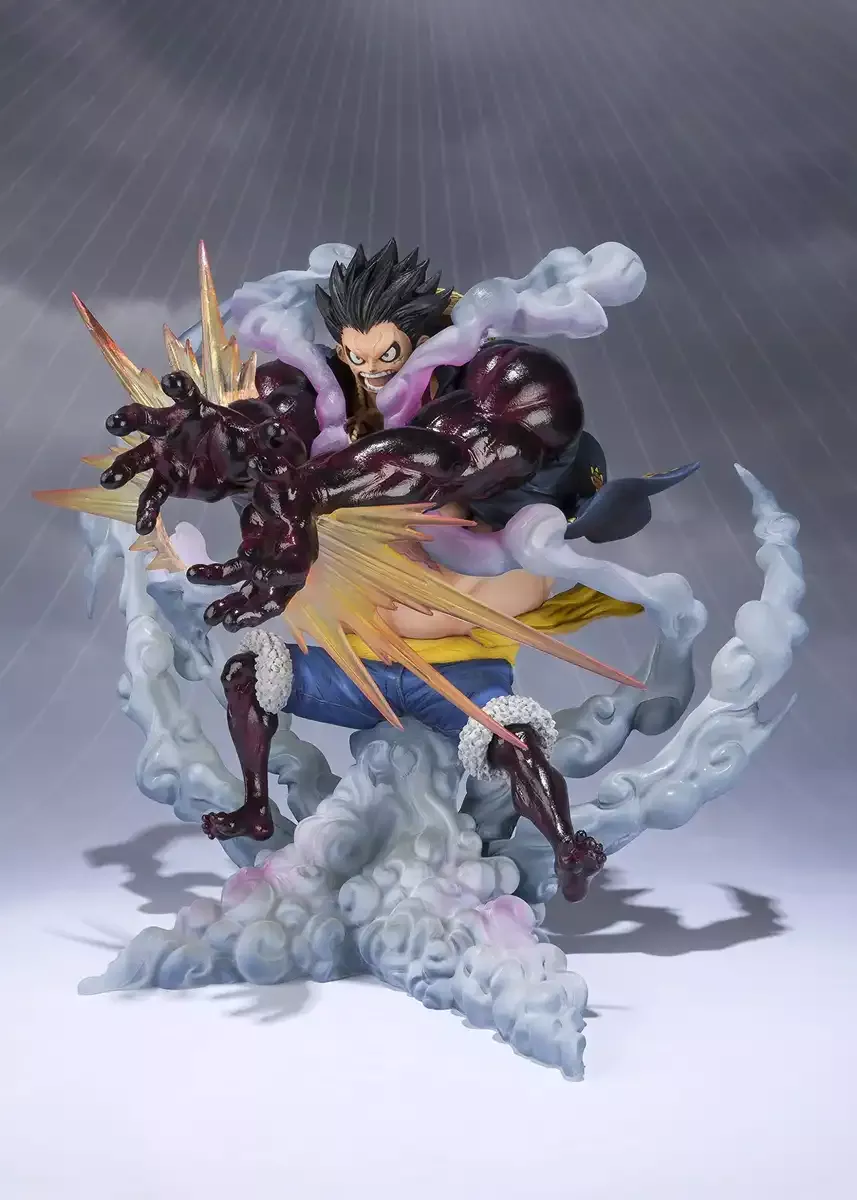 BANDAI Figuarts Zero Monkey D. Luffy Fourth Gear Lion Bazooka Figure One Piece