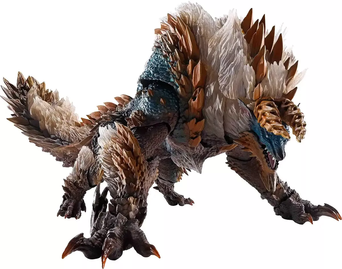 BANDAI S.H. Monsterarts Zinogre Figure Monster Hunter World: Iceborne