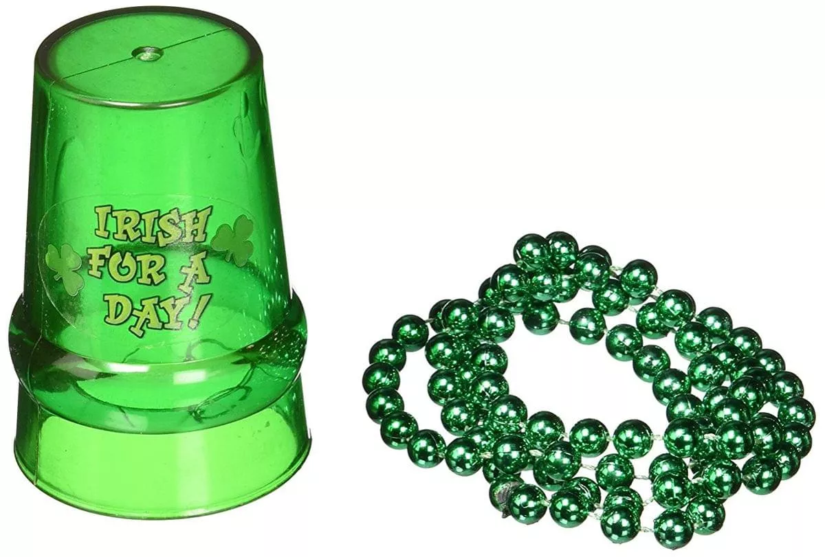 Beads St Pats Glass