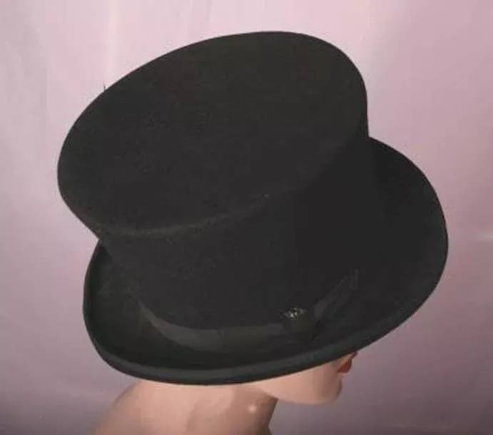 Bell Topper Costume Hat Adult: Black