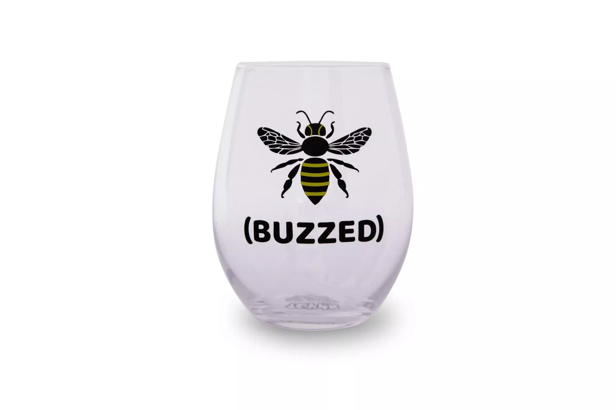 Bumble Bee "Buzzed" Oversized Stemless Wine Glass | Holds 20 Ounces