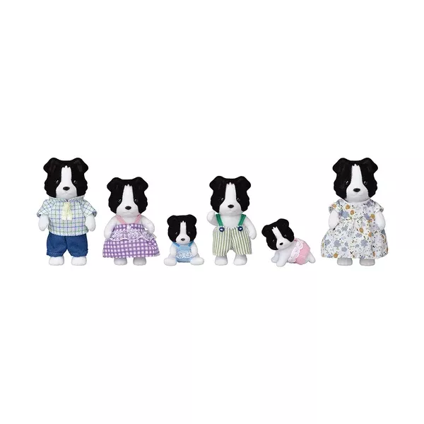 Calico Critters Border Collie Family Set