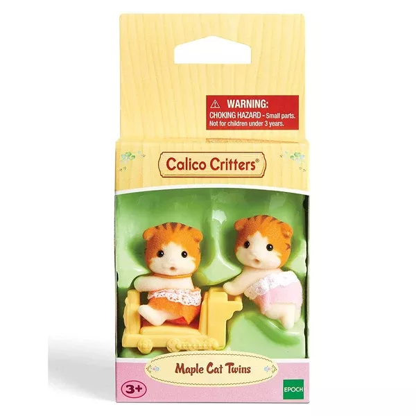Calico Critters Maple Cat Twins Figure Set