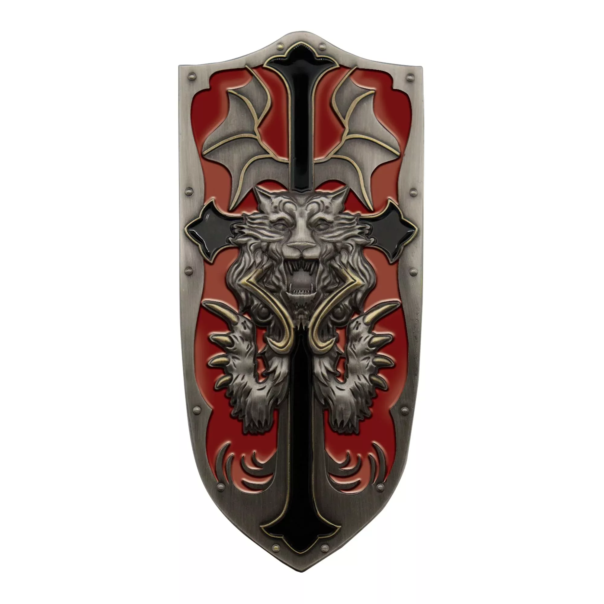 Castlevania Alucard Shield Limited Edition Embossed Enamel Metal Ingot