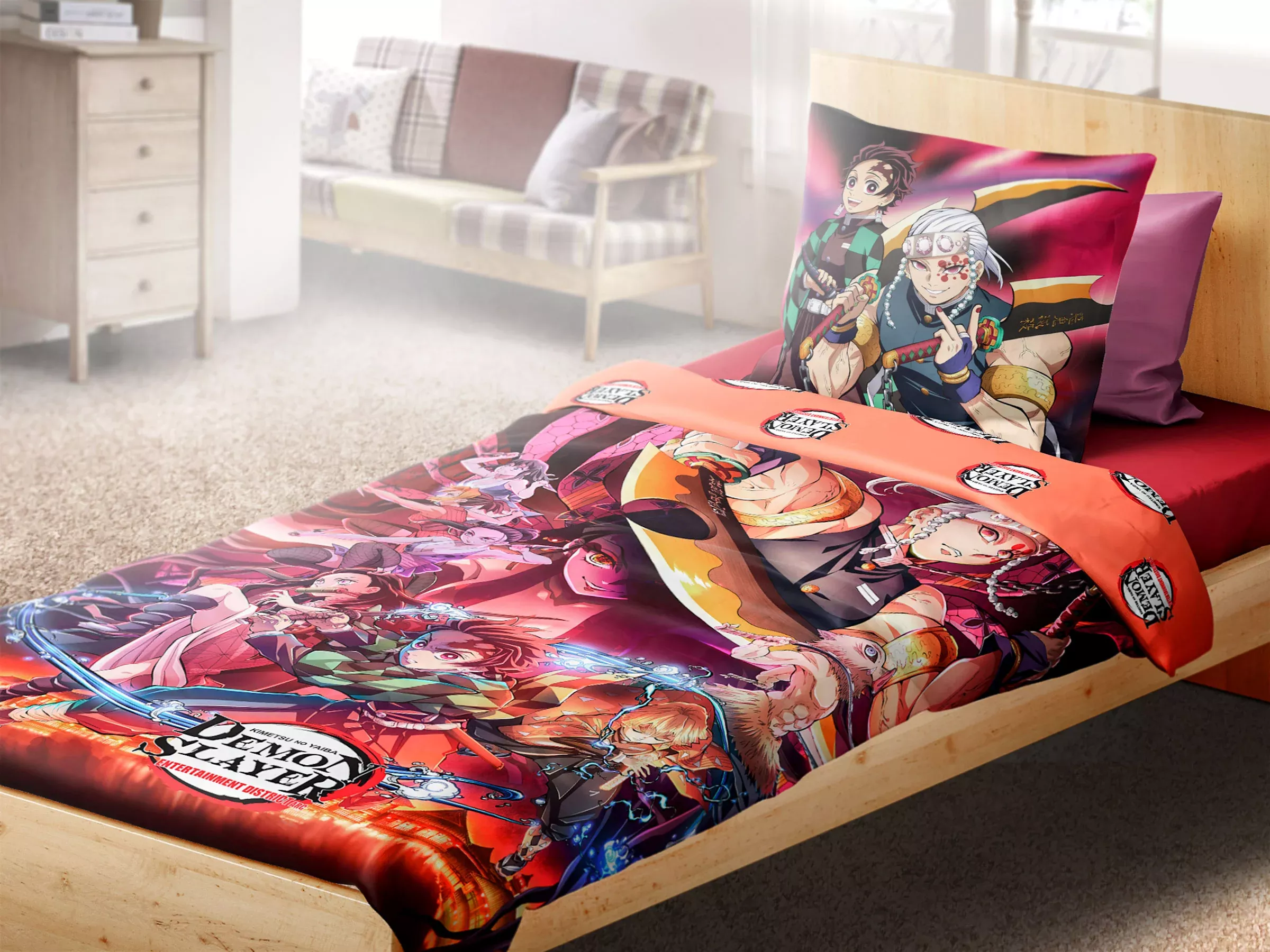 Demon Slayer - Fight Reversible Bedding