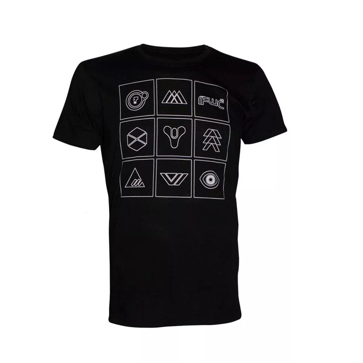Destiny Game Symbols Adult Men's Grey T-Shirt