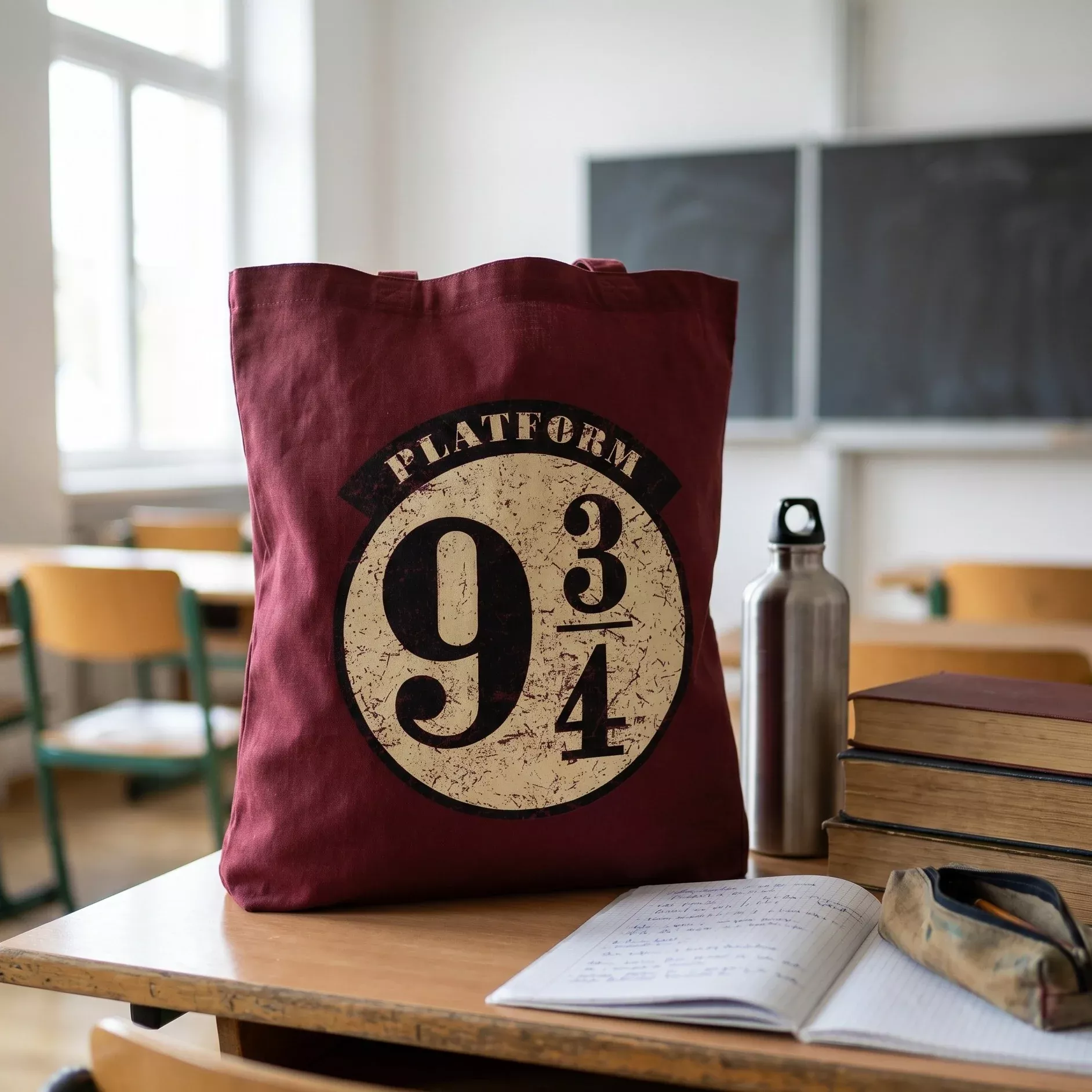 Harry Potter - 9 3/4 jute bag red