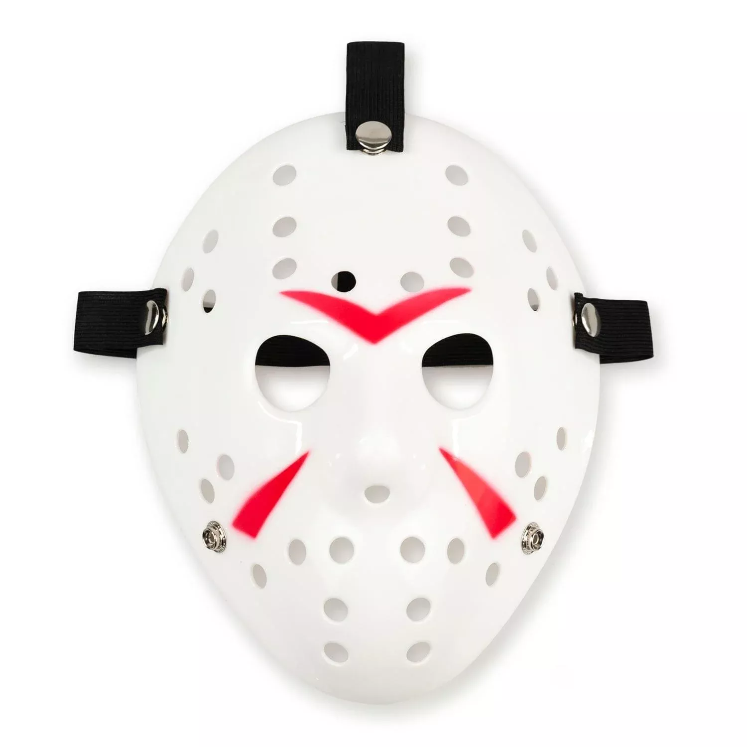 Jason Hockey Mask | White Friday The 13th Mask | Sized for Adults & Teens