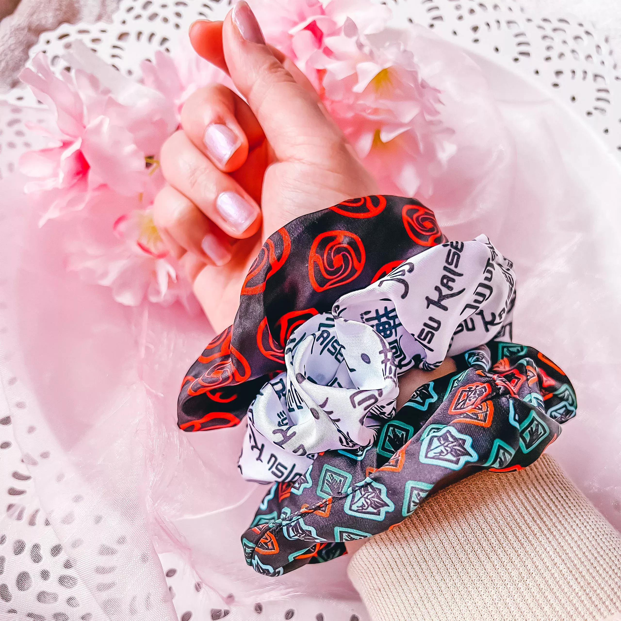 Jujutsu Kaisen - Logo Hair Tie 3 Piece Set