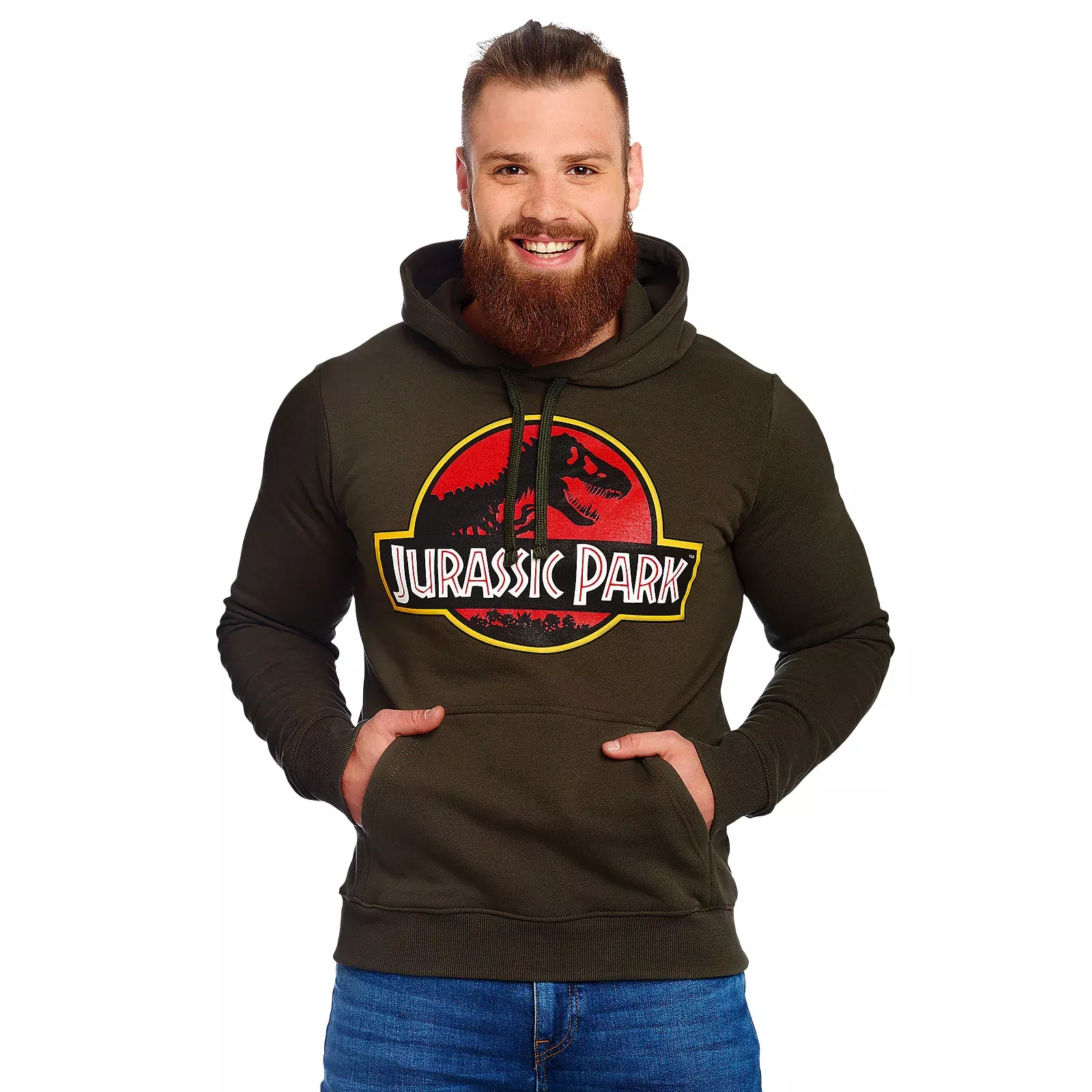 Jurassic Park - Logo Hoodie green