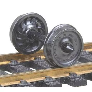 Kadee 521 Code 110 36'' Diameter Ribbed Wheelsets (12) Sets : HO Scale
