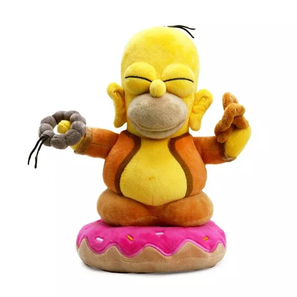 Kidrobot Simpsons Homer Buddha 10 Inch Plush Figure