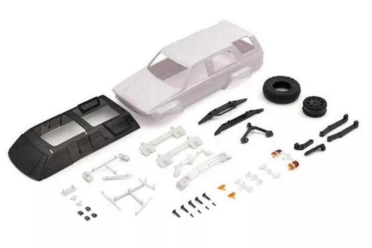 Kyosho MXN02 Toyota 4Runner White Unpainted Body Set Mini-Z