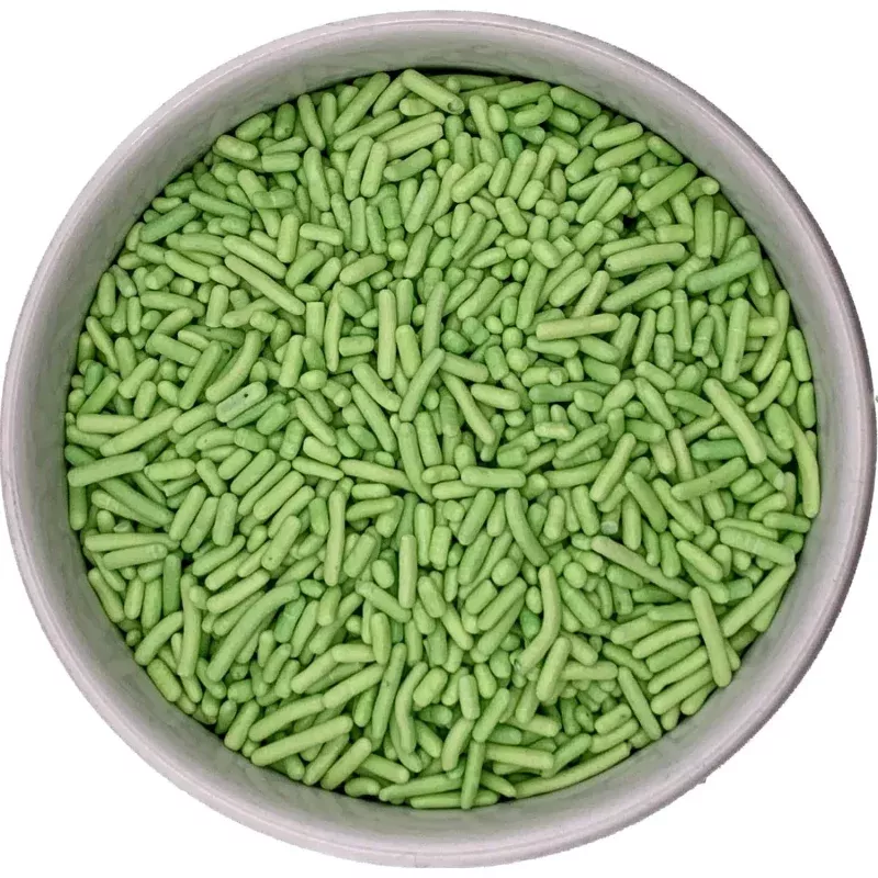 Light Green Jimmies Sprinkles|4 oz&1
