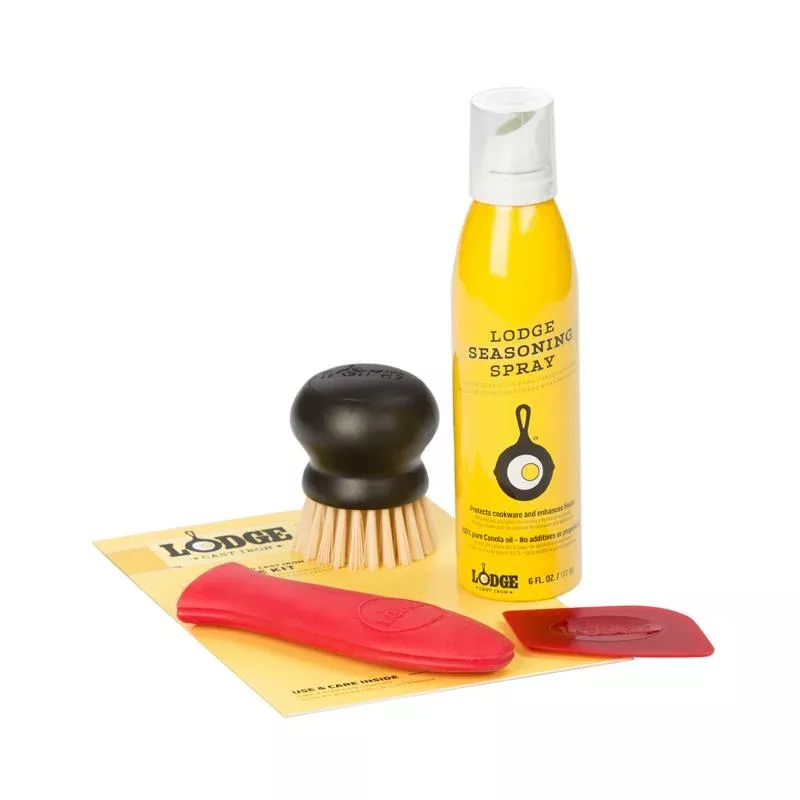 Lodge Seasoned Cast Iron Care Kit