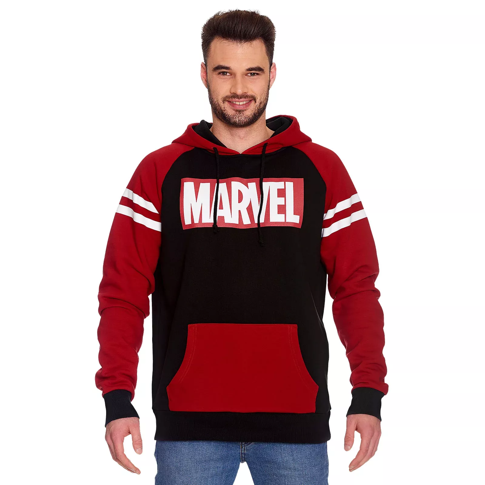 Marvel - Logo Hoodie red-black