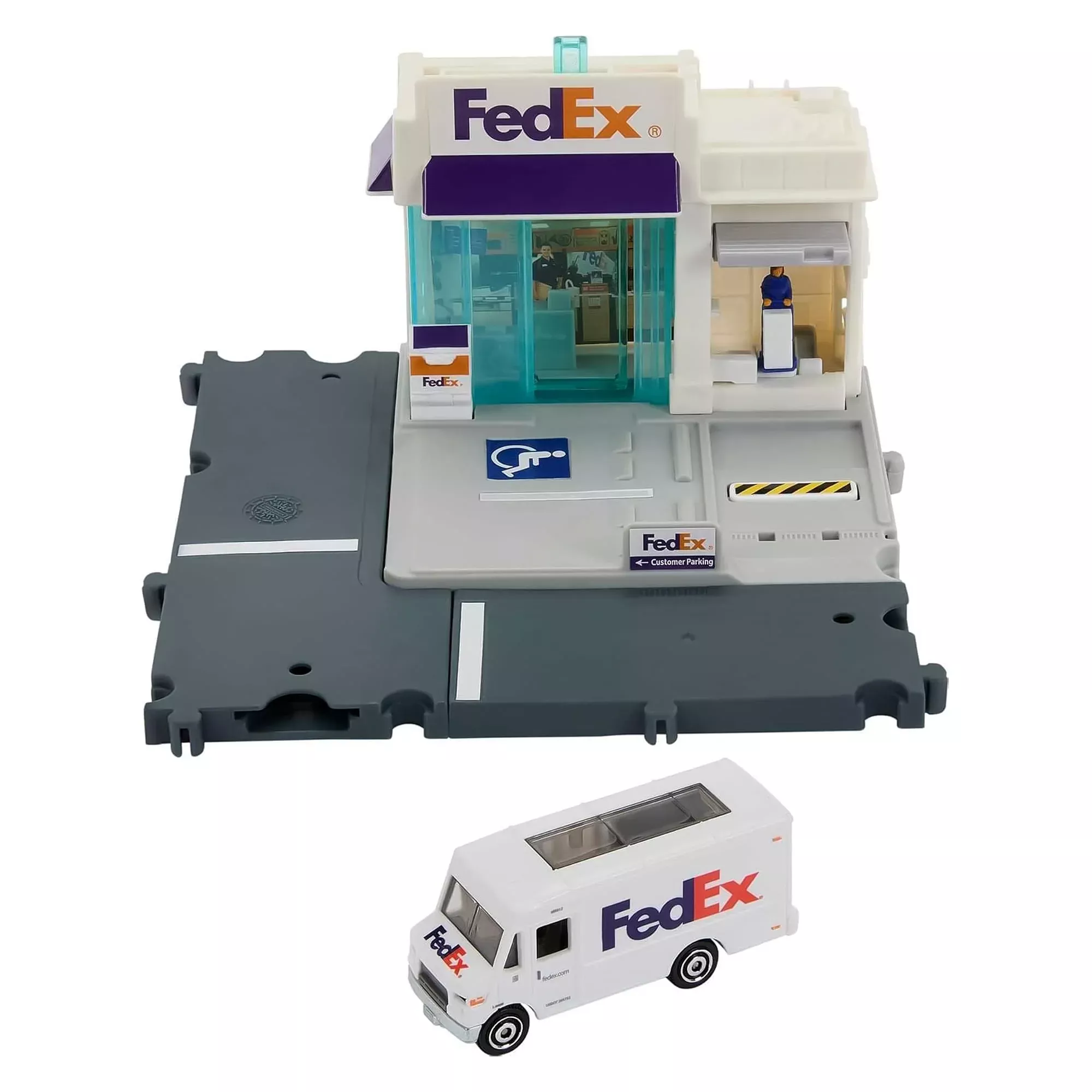 Matchbox Action Drivers Fedex Package Center Playset