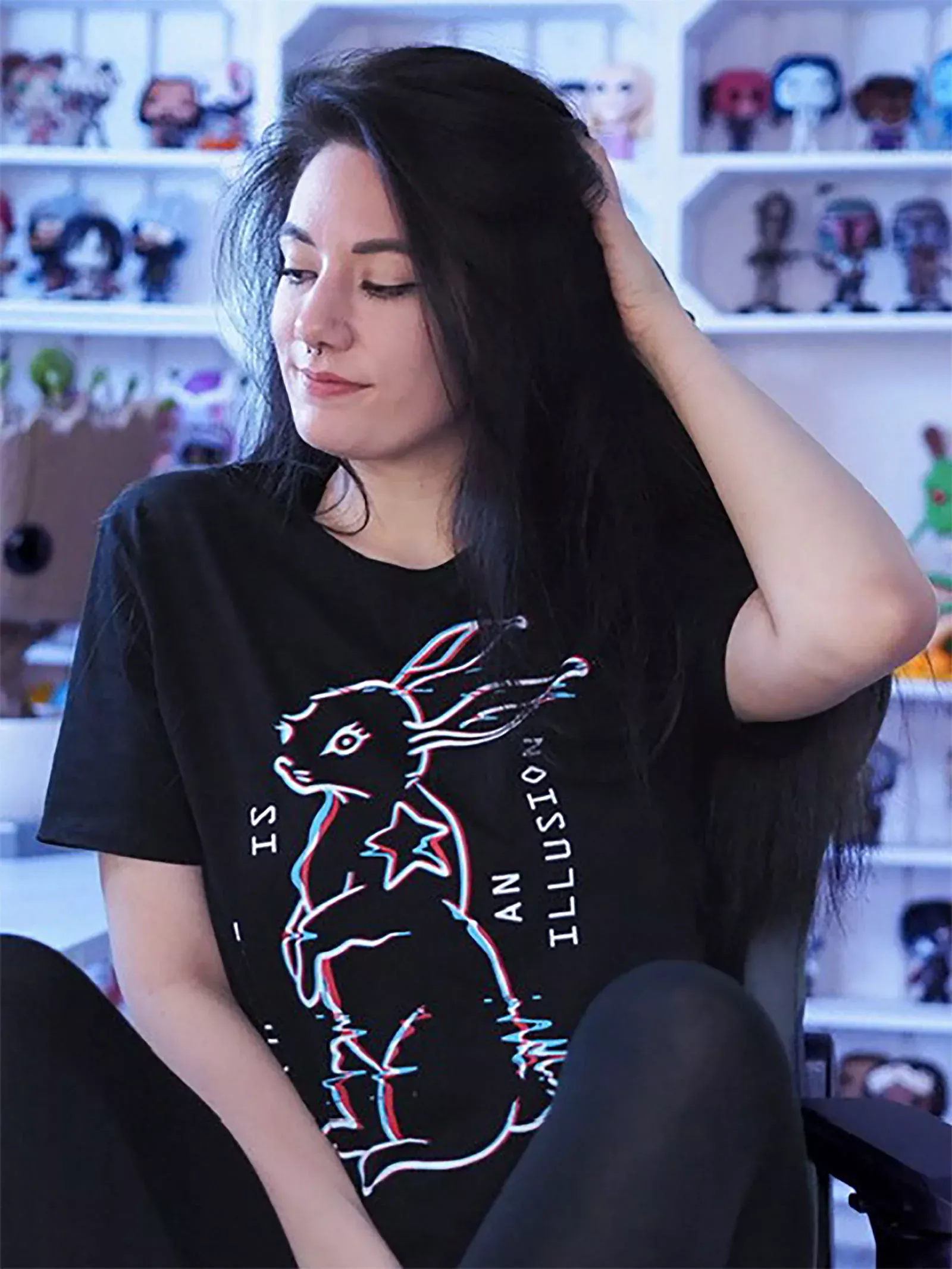 Matrix - White Rabbit T-Shirt Black