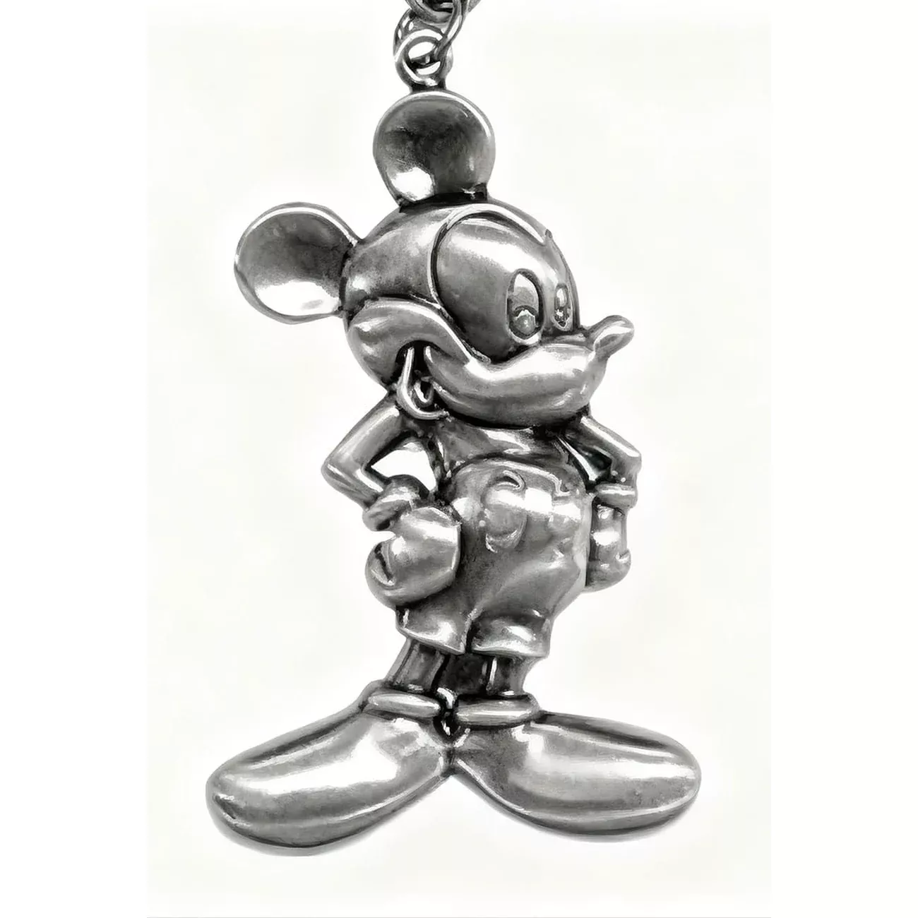 Mickey Mouse Pewter Keychain Mickey