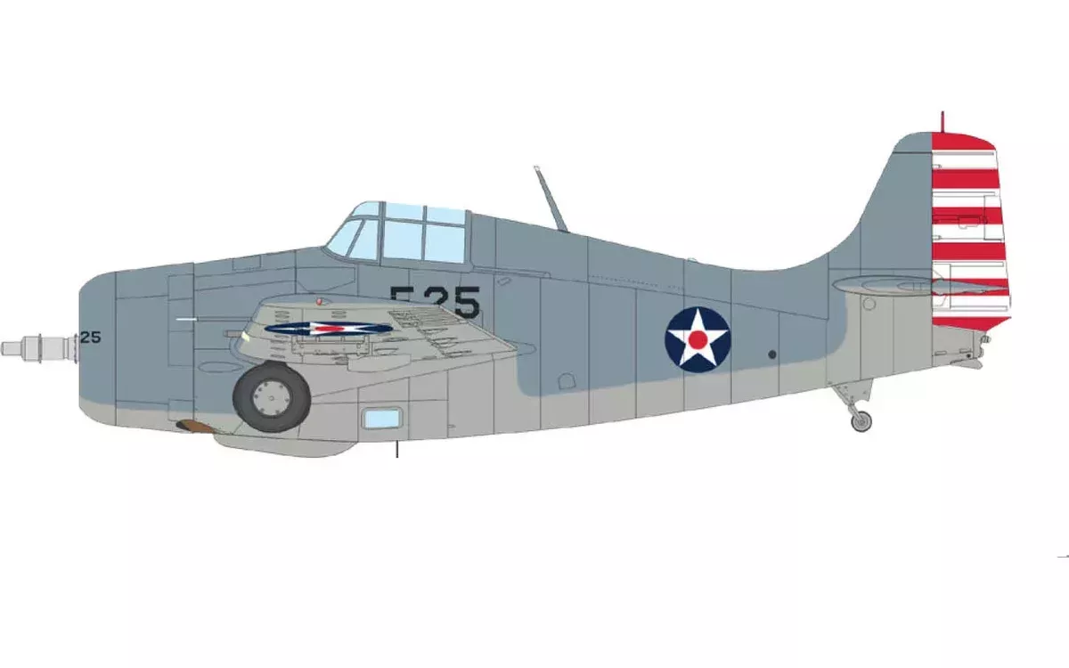 ‘Midway’ F4F-3 and F4F-4 Wildcat (1/48 Scale) Aircraft Model Kit