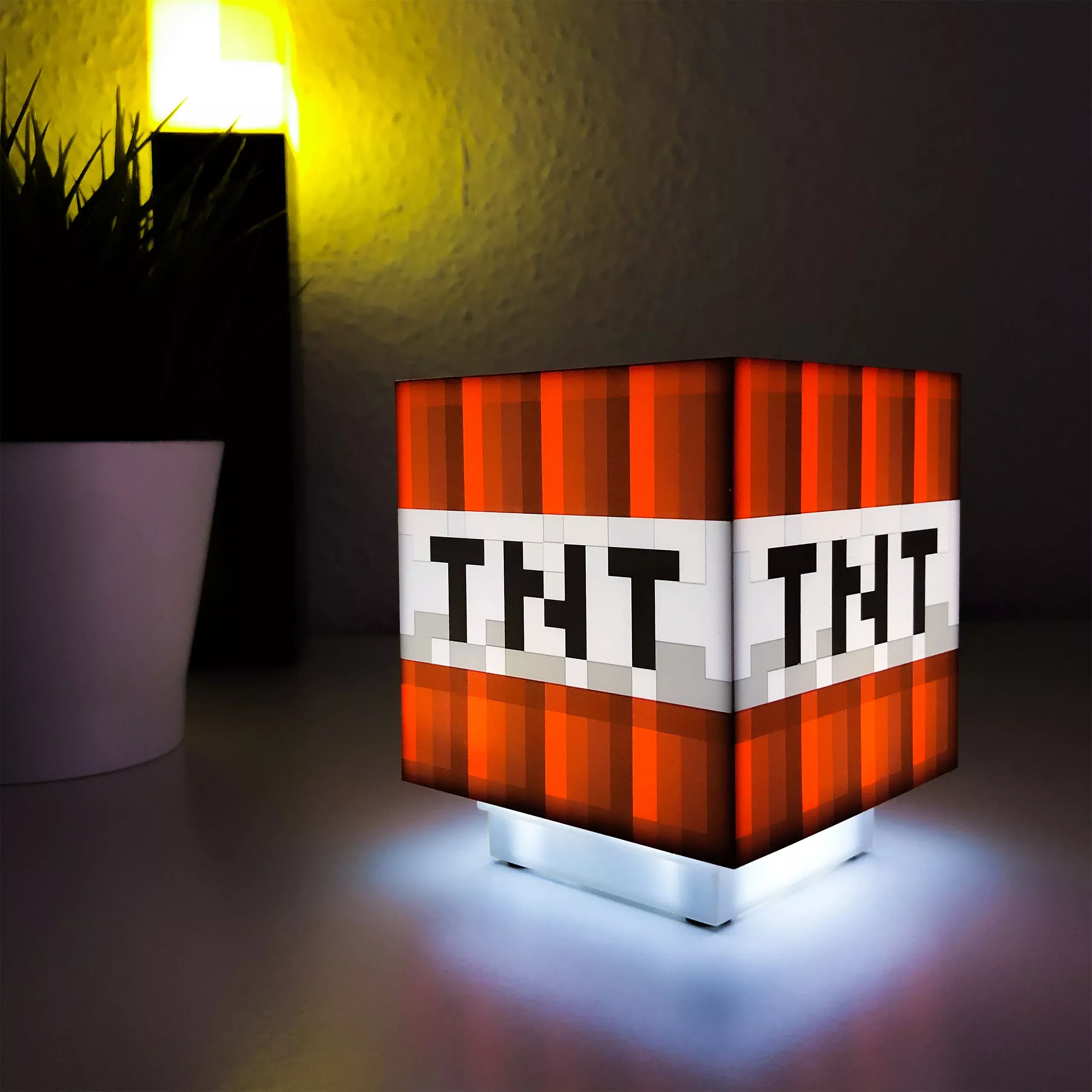 Minecraft - TNT Block Table Lamp with Sound