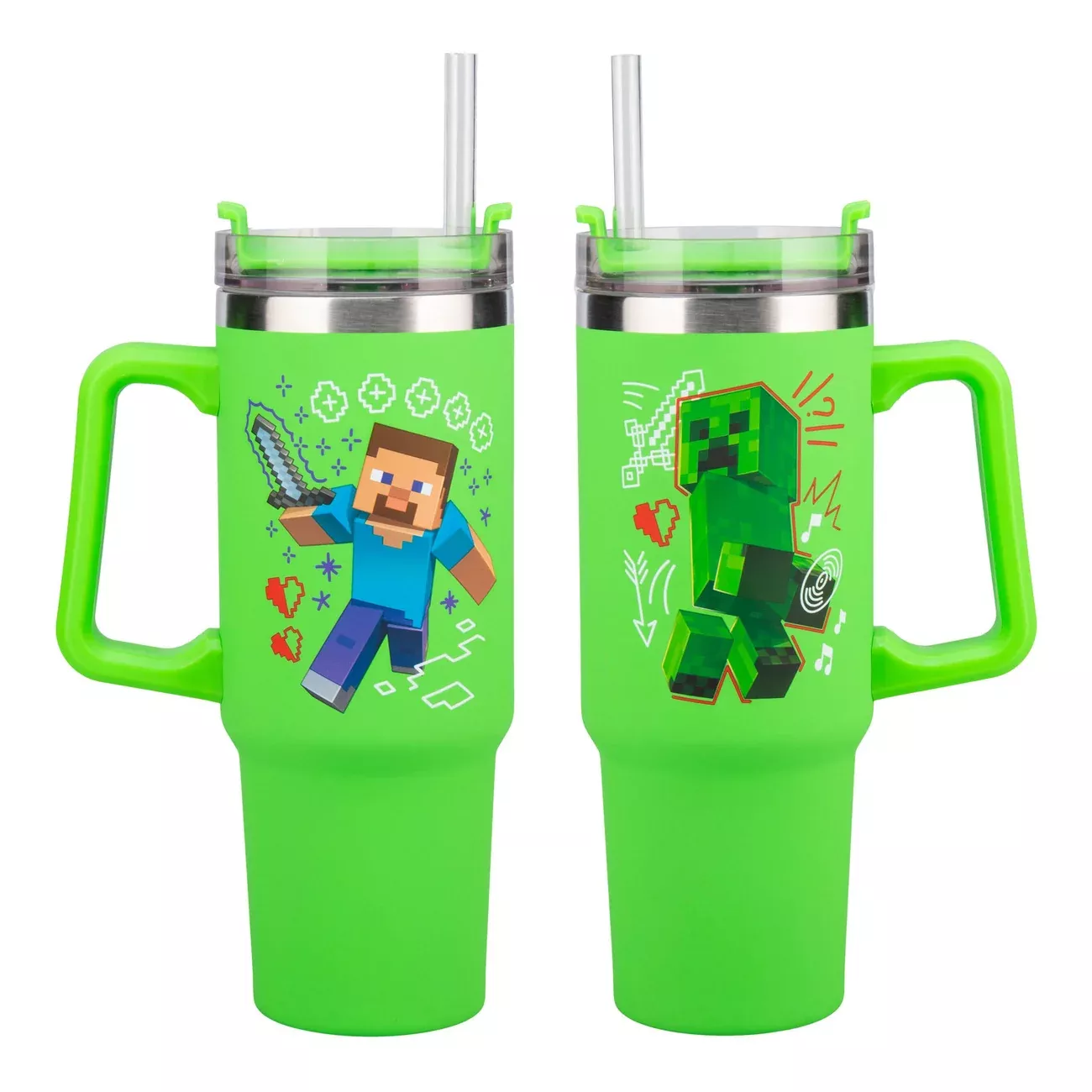 Minecraft Travel Cup To Go Green