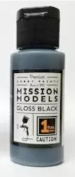 Mission Models MIOMMGBB-001 Gloss Black Base for Chrome Acrylic Paint