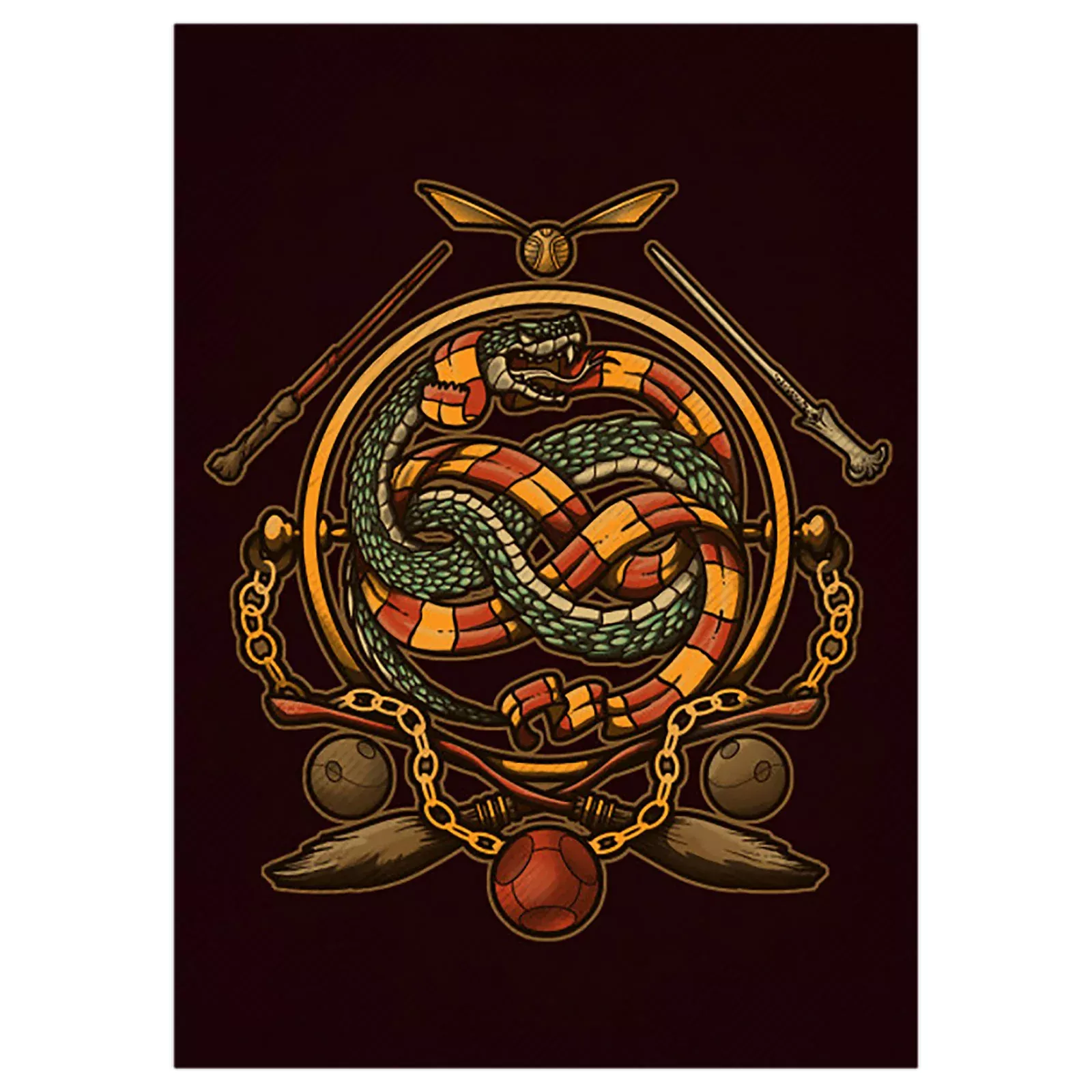 Neverending Magic Metal Poster for Harry Potter Fans