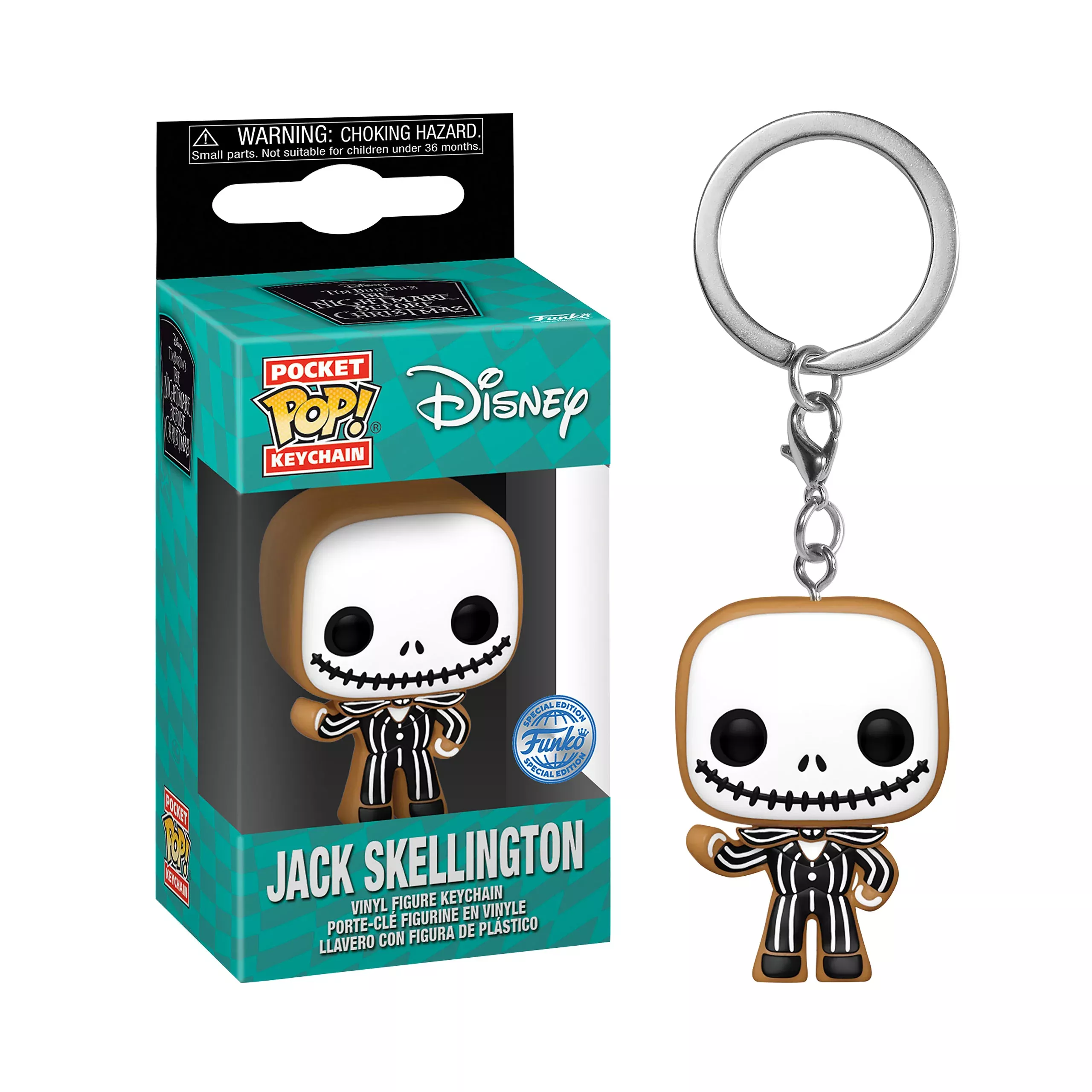 Nightmare Before Christmas - Jack Gingerbread Funko Pop Keychain
