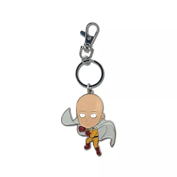 One Punch Man S2 Saitama Ready Pose Metal Keychain