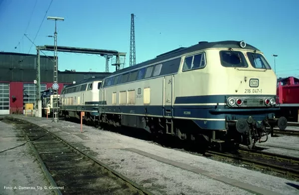 Piko 52408 HO Scale 1/87 BR 216 Diesel DB IV Beige/Blue