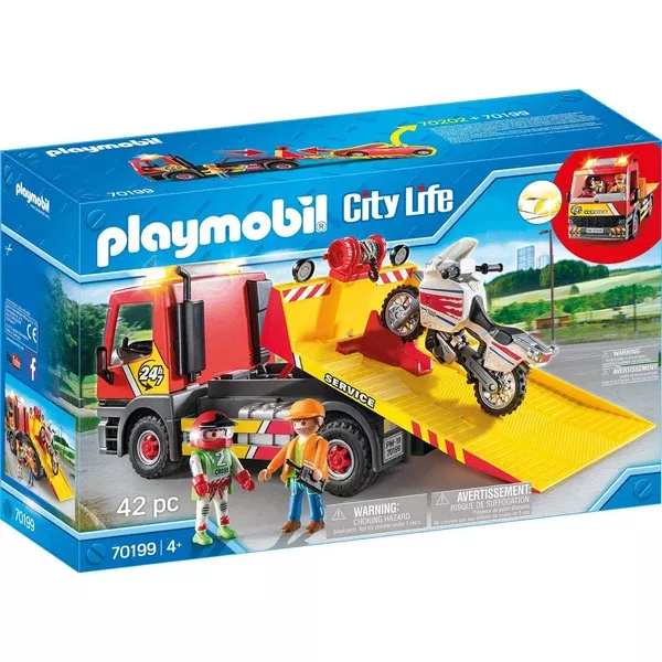 Playmobil City Life Towing Service Building Set 70199