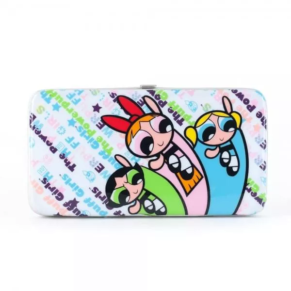 Power Puff Girls White Hinge Wallet