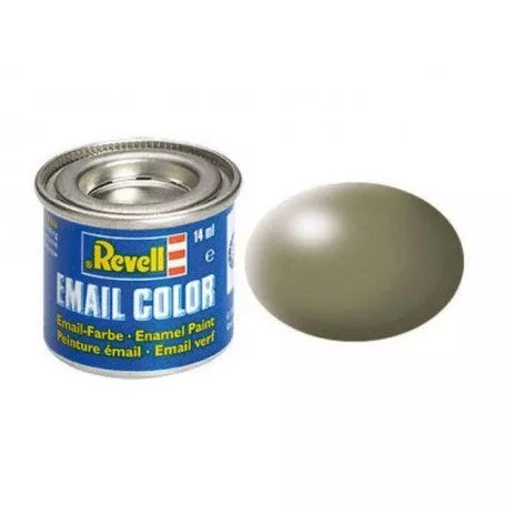 Revell 32362 14ml Enamel Greyish Green Silk Tinlets (6/Bx)