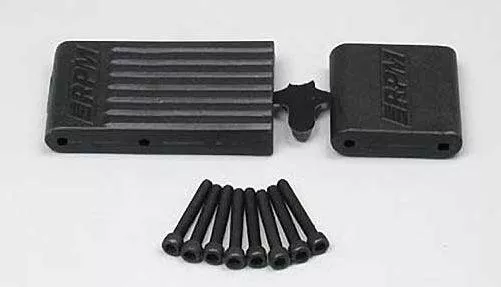 RPM 80152 Front & Rear Bulkhead Brace Black T Maxx E-Maxx
