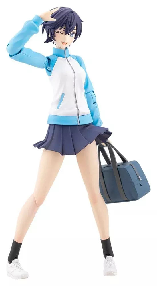 Sousai Shojo Teien Plastic Model Kit 1/10 Rui Saotome Touhou High School Tracksuit Dreaming Style Midnight Onyx 16cm