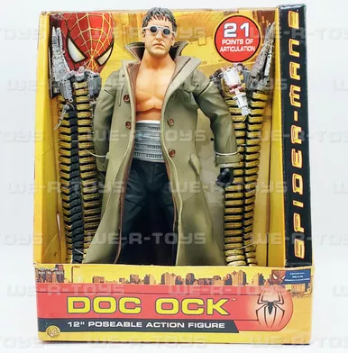 Spider-Man 2 Doc Ock 12" Poseable Action Figure 2004 ToyBiz No. 43025 NRFP