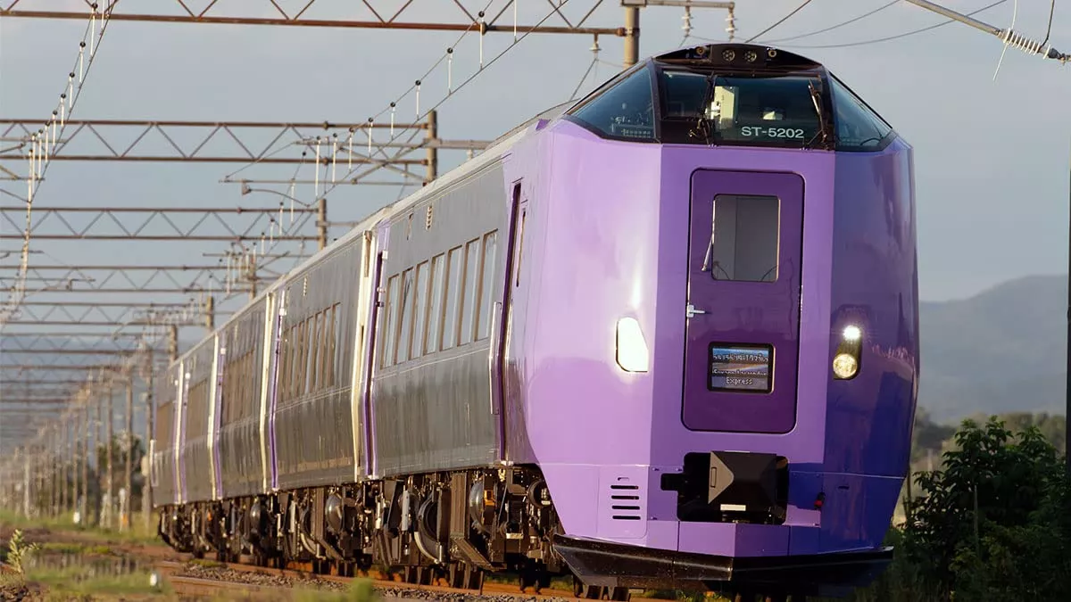 TOMIX - 98487 Jr Series Kiha 261-5000 Limited Express Diesel Car - Lavender 5 Cars Set - N Scale