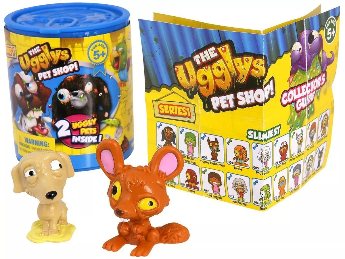 Uggly's Pet Shop Series 1 Blind Packaging Mini Figure 2-Pack