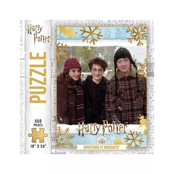 USAopoly Harry Potter Christmas At Hogwarts 550 Piece Puzzle