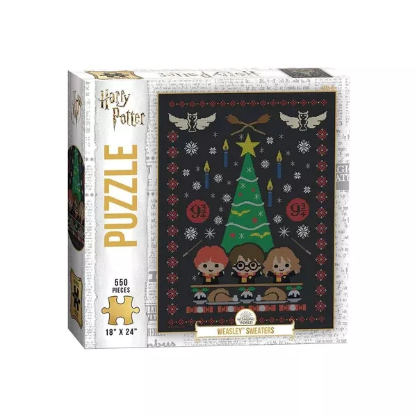 USAopoly Harry Potter Weasley Sweaters 550 Piece Puzzle